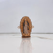 Herraje Virgen de Guadalupe 9.4gr / 3.5cm / Circones Blancos Negros Oro Rosa $