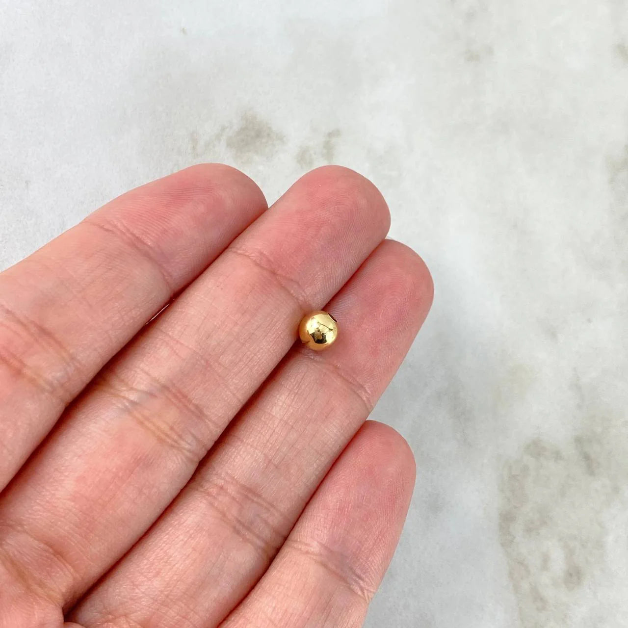 Bola 5mm Lisa 5mm Oro Amarillo 18K