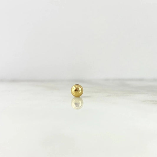 Bola 5mm Lisa 5mm Oro Amarillo 18K