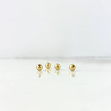 Bola 4mm Lisa 4mm Oro Amarillo 18K