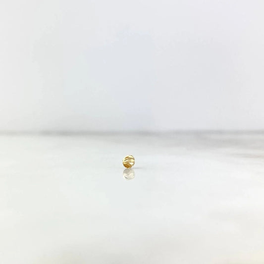Bola 3mm Diamantada 3mm Oro Amarillo 18K