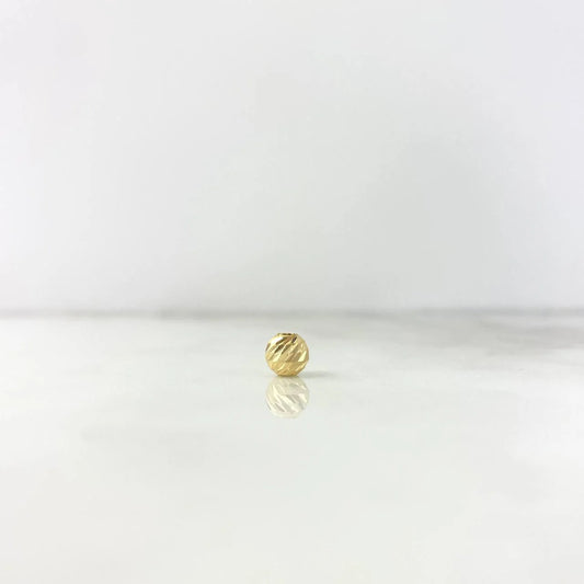 Bola 6mm Diamantada 6mm Oro Amarillo 18K