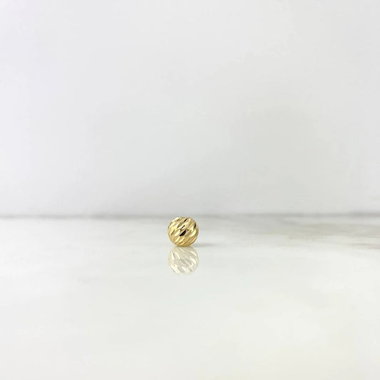Bola 8mm Diamantada 8mm Oro Amarillo 18K