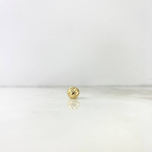 Bola 7mm Diamantada 7mm Oro Amarillo 18K