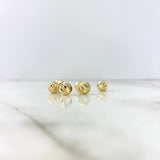 Bola Diamantada 7mm Oro Amarillo 18K mz