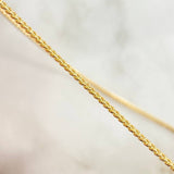 Cadena Franco 6.25gr / 60cm / 1.4mm Oro Amarillo +4 (Oferta)