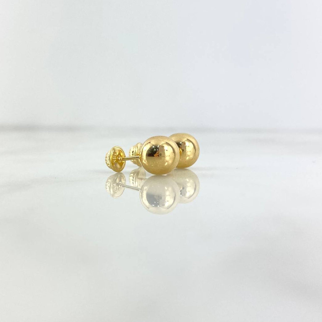 Topos Bola 0.75gr / 7mm Oro Amarillo 18K %