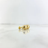 Topos Bola Lisa 0.85gr / 8mm Oro Amarillo 18K