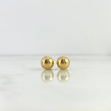 Topos Bola Lisa 0.75 g / 7 mm Oro Amarillo 18K