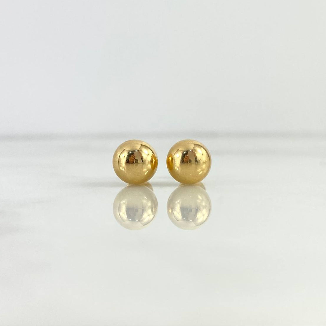 Topos Bola 0.8gr / 7mm Oro Amarillo 18K %