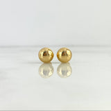 Topos Bola 0.8gr / 7mm Oro Amarillo 18K %