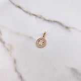 Dije Oso Ts 1.15gr / 1.7cm / Medalla Circones Blancos Dos Oros Amarillo Blanco $