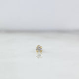 Piercing Chispa Lineal 0.15gr / 0.7cm / 1mm Circon Blanco Oro Amarillo (Joya)