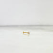 Piercing Chispa Lineal 0.15gr / 0.7cm / Circon Blanco Oro Amarillo (Joya) ©