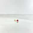 Piercing Chispa Lineal 0.15gr / 0.7cm / Circon Fucsia Oro Amarillo (Joya) ©
