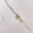 Dije Corona 0.35gr / 1.5cm / Circones Negros Oro Amarillo $