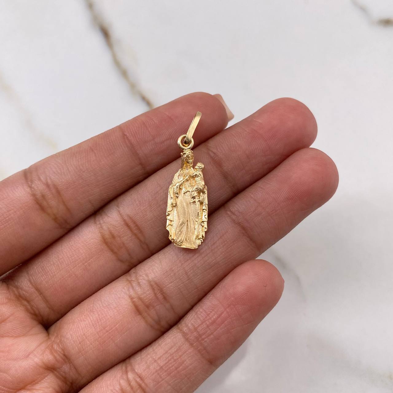 Dije Virgen del Carmen 2.05gr / 3cm / Oro Amarillo &