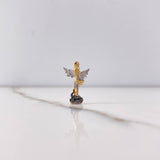 Dije San Miguel Arcángel 0.95gr / 2.4cm / Dos Oros Amarillo Blanco &