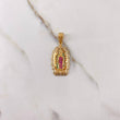 Dije Virgen de Guadalupe 5.4gr / 3.5cm / Circones Blancos Fucsias Verdes Oro Amarillo $