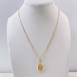 Cadena Veneciana 1.4gr / 50cm + Dije Virgen Milagrosa 0.45gr / 1.8cm / Oro Amarillo (Oferta) $