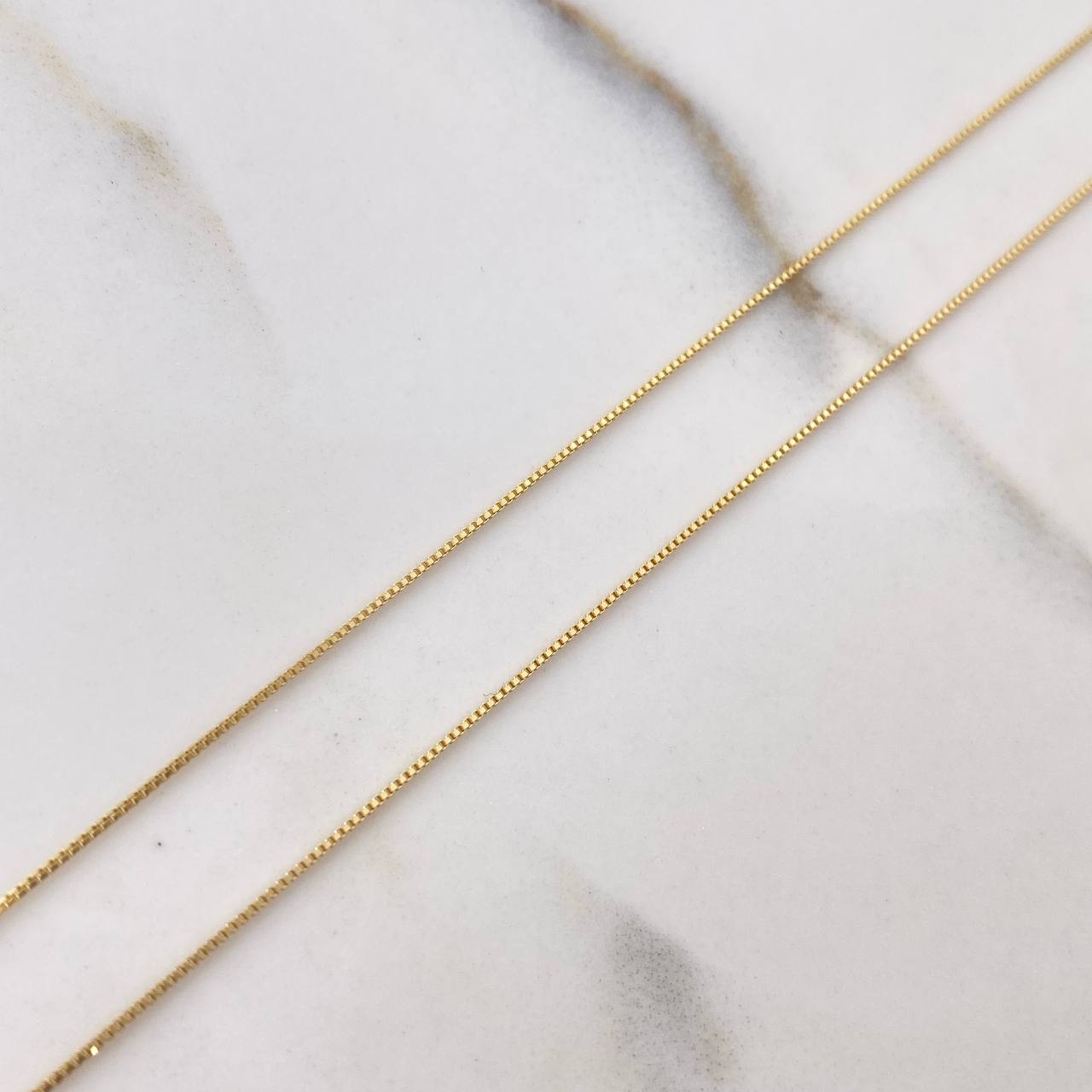 Cadena Veneciana 1.35gr / 50cm + Dije Bolsa De Dinero 0.4gr / 1.9cm / Oro Amarillo (Oferta) $