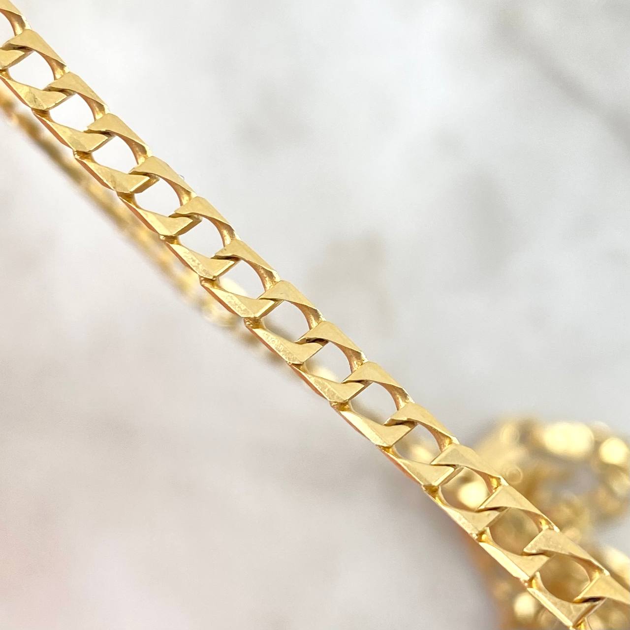 Cadena Panzer 14.6gr / 60cm / 3.4mm Oro Amarillo +1