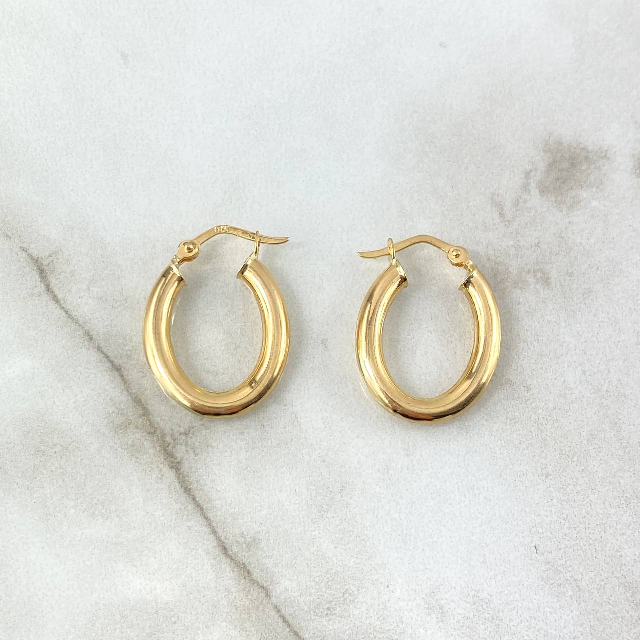 Candongas Jass 1.9gr / 2.2cm / Ovalada Oro Amarillo *