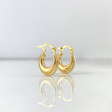 Candongas Meza 1.4gr / 1.6cm / Oro Amarillo