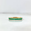 Anillo Churumbela 1.6gr / T6 3/4 / Esmeraldas 40pts Oro Amarillo (Joya) *