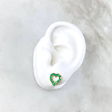 Topos Silueta Corazón 3.2 g / 10.35 mm Oro Amarillo 18K