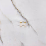 Topos Corona RX 0.85gr / Circones Blancos Oro Amarillo $