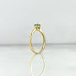 Anillo Solitario 1.95gr / T6 3/4 / Esmeralda 26pts Oro Amarillo (Joya)