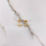 Topos Infinito 0.7gr / Circones Blancos Oro Amarillo $