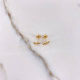 Topos Pies 0.55gr / Liso Oro Amarillo $