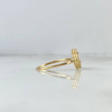 Anillo Trebol VCyA 2.25gr / T6 3/4 / Agata Roja Oro Amarillo +4