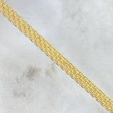 Pulso Chino 5gr / 20.5cm / 6mm Oro Amarillo +0 *