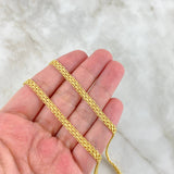 Cadena China 7.65gr / 60cm / 4.5mm Oro Amarillo +0 18K *