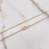 Cadena Veneciana 1.2gr / 45cm / 0.15mm Oro Amarillo +3 $
