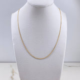 Cadena Veneciana 1.2gr / 45cm / 0.15mm Oro Amarillo +3 $