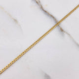 Pulso Cubano 1gr / 20cm / 1mm Oro Amarillo +1 $