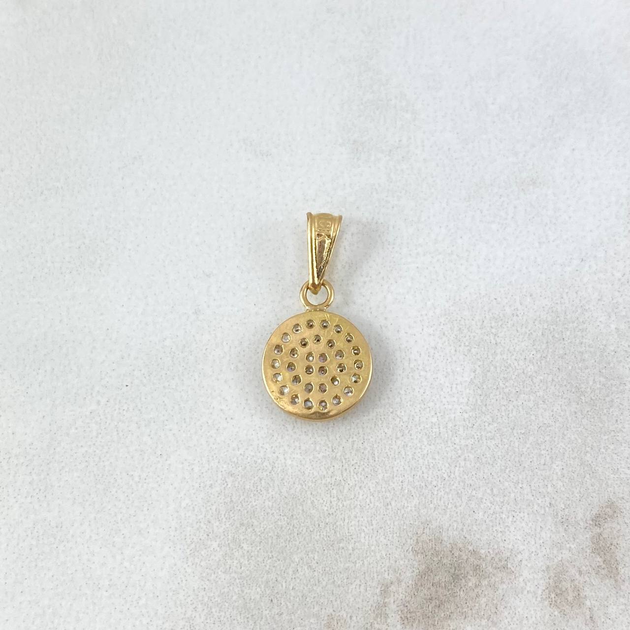 Dije Corona RX Medalla 0.9gr / 1.2cm / Medal RX Crown Oro Amarillo