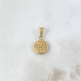 Dije Corona RX Medalla 0.9gr / 1.2cm / Medal RX Crown Oro Amarillo