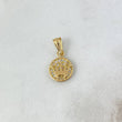 Dije Corona RX Medalla 0.9gr / 1.2cm / Medal RX Crown Oro Amarillo