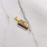 Dije Placa Corona 3.8gr / 3cm / Circones Blancos Azules Verdes Fucsias Oro Amarillo &