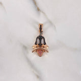 Dije Pato 6.5gr / 3.7cm / Circones Blancos Negros Rosados Dos Oros Blanco Rosa (Oferta)$