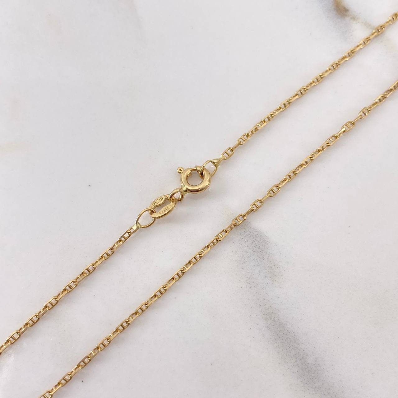 Cadena Escalera 2gr / 37cm / 1mm Gargantilla Oro Amarillo +3 $