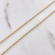 Cadena Escalera 2gr / 37cm / 1mm Gargantilla Oro Amarillo +3 $