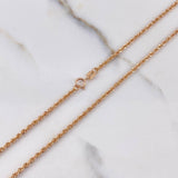 Cadena Lazo 1.75gr / 45cm / 2mm Oro Rosa +3 &