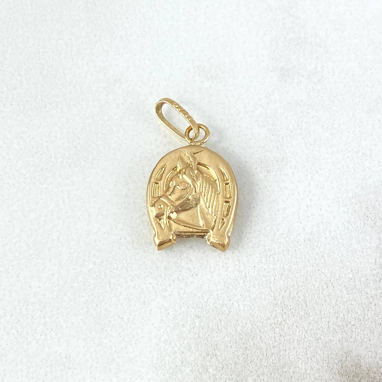 Dije Herradura Caballo 0.7gr / 1.8cm / Oro Amarillo