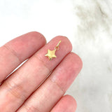 Dije Estrella 0.3gr / 1.4cm / Troquelado Oro Amarillo ©